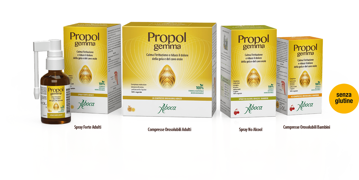 I 4 pack della linea Propolgemma